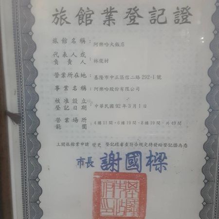 Aloha Hotel Keelung Extérieur photo